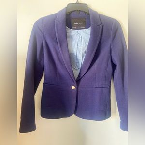 Zara Basic Navy Blue Blazer